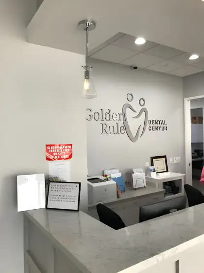 Smiling older couple at Golden Rule Dental Center
